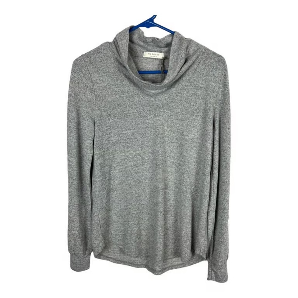 Banana Republic Light Gray Cowl Neck Sweater